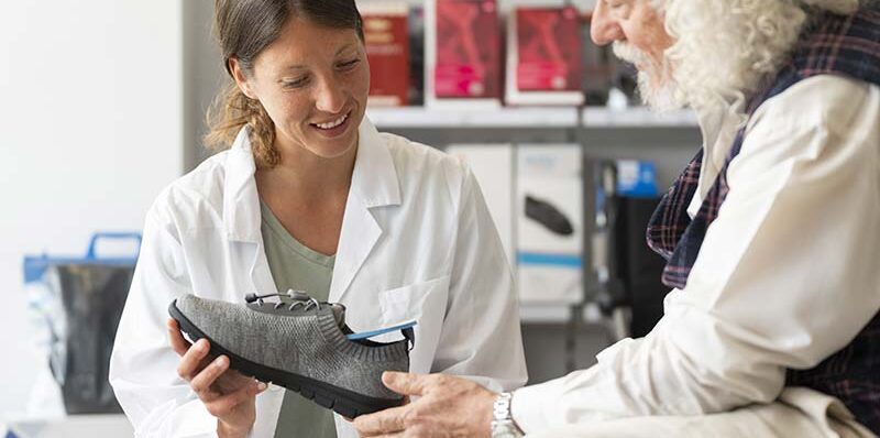 What are diabetic shoe considerations?